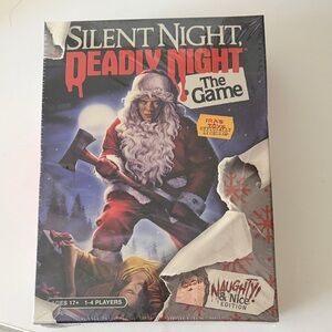 Silent Night Deadly Night Board Game - Festive Red and White Edition